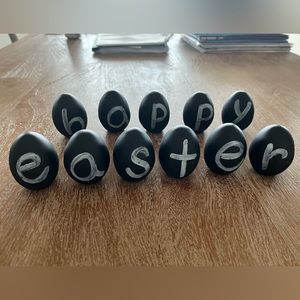Black Chalkboard eggs